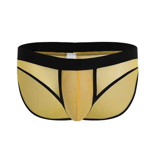 Men's Low-Rise Mesh Briefs - Breathable Nylon Elastic Underwear Meifu Market