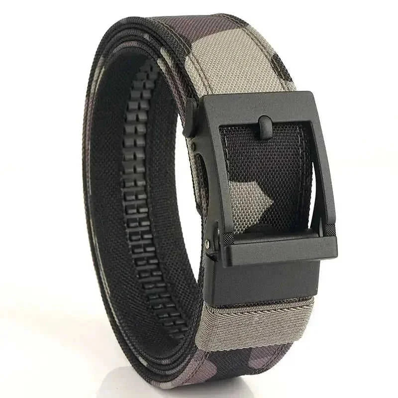 automatic buckle belt | double-layer leather belt | thickened hardened belt | energy saving