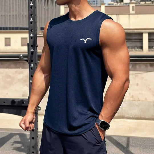 Mens Fashionable Casual Printed Sleeveless Vest 2XL - men's denim vest - casual men's loose punk jacket sleeveless front d...