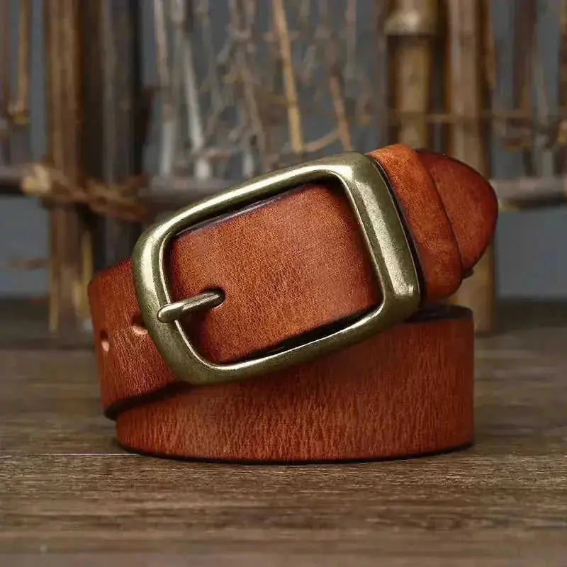 genuine leather belt | full-grain cattlehide belt | 15 inch mens belt | energy saving