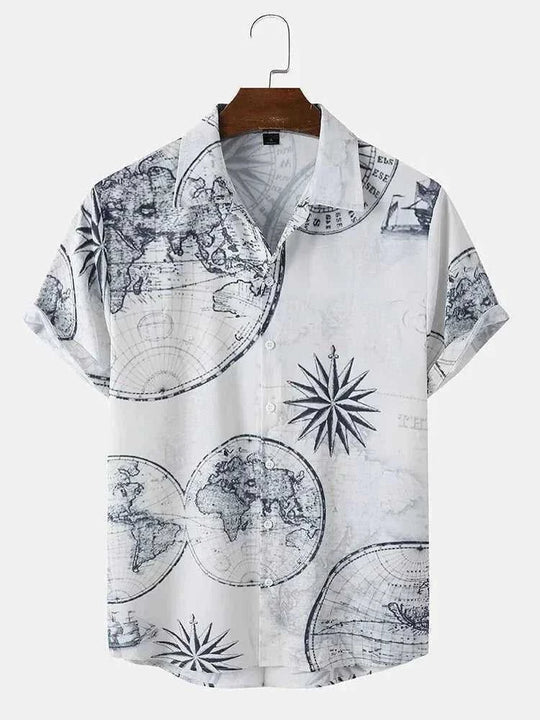 quick-dry polyester fabric | breathable linen blend shirt | short sleeve button down | ultrasonic cleaning