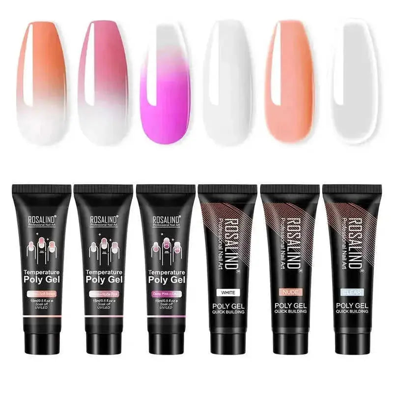 multi-color nail glue set | fast-drying nail adhesive | professional nail art glue | energy saving