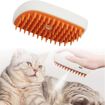 USB Rechargeable Pets Steam Brush Spray Massage Comb Pet Grooming Tools Cat Steam Comb Pet Products Meifu Market