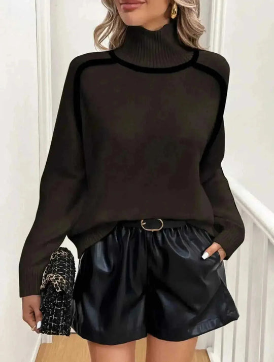 chunky knit sweater | oversized cable knit | soft acrylic blend | ultrasonic cleaning