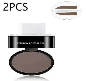 Eyebrow Powder Stamp Tint Stencil Kit Cosmetics Professional Makeup Waterproof Eye Brow Stamp Lift Eyebrow Enhancers Stenc...