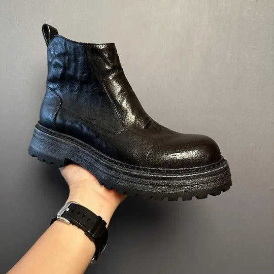 Retro Chelsea Men's Winter Worker Boot Mid-top British Meifu Market