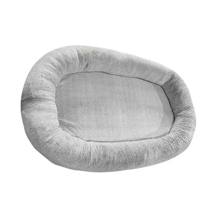 Large Human Short Plush Dog Bed Meifu Market