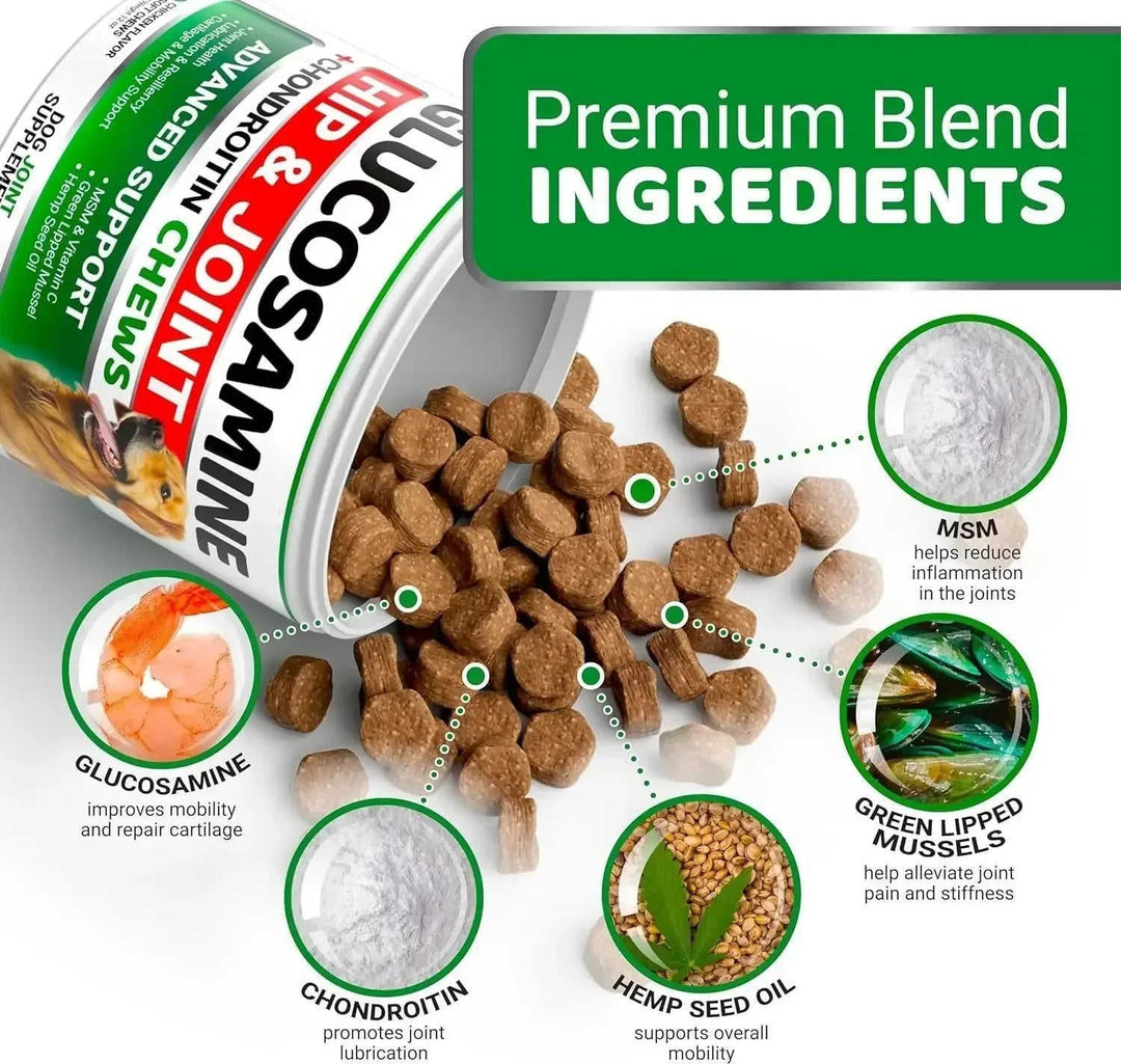 Pet Hip & Joint Supplement Chondroitin Soft Particles Meifu Market