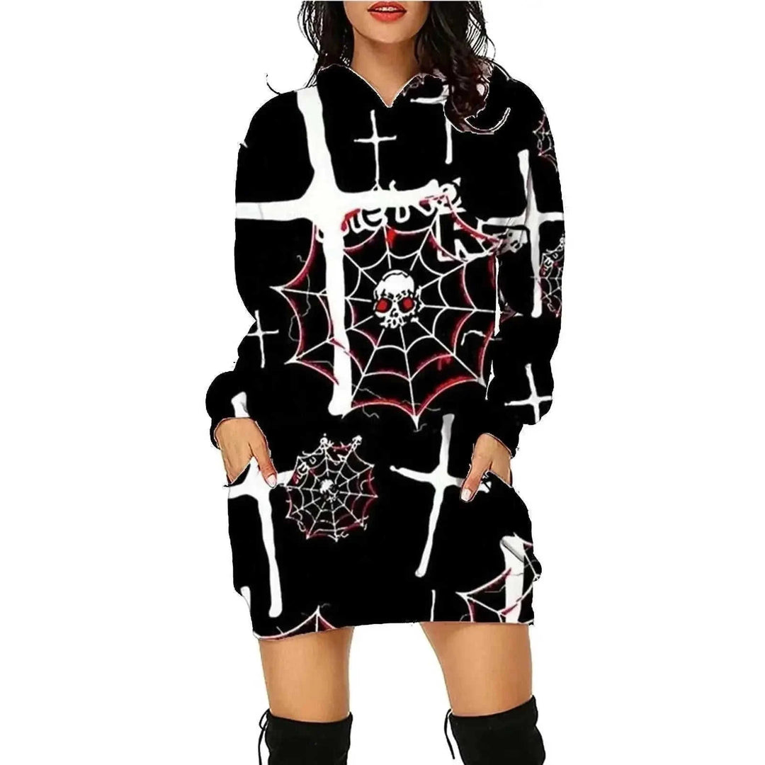 halloween hoodie with pockets | oversized long sleeve sweatshirt | fleece lined cozy sweater | energy saving