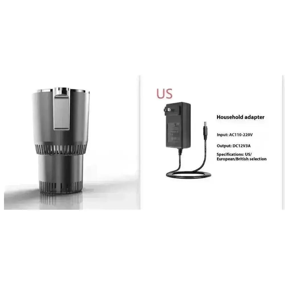 2-in-1 Car Cup Warmer & Cooler - 12V Smart Temperature Control Cup Holder - lifestyle (pattern: check)