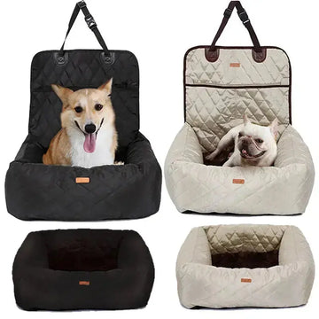 2 In 1 Pet Dog Carrier Folding Car Seat Pad Thickened Multi-purpose Pet Bed Dog Car Mattress Pets Supplies Meifu Market