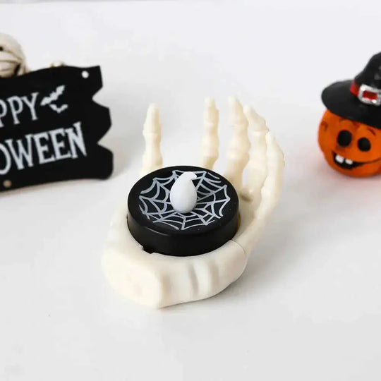led palm candle light | halloween night light decor | battery-operated led lamp | energy saving
