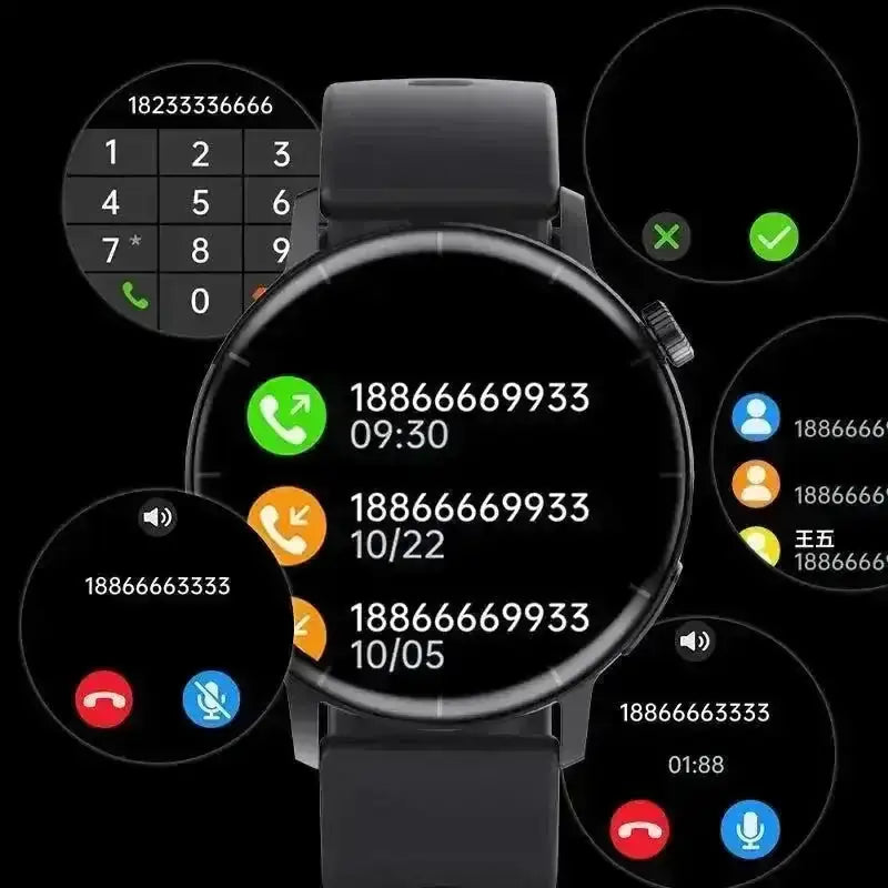 1.32" Round Screen Smartwatch - Bluetooth Calling Health & Sports Fitness Tracker Bracelet - additional view 5