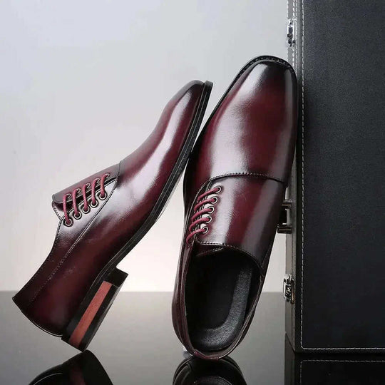 Japanese Square Toe Large Size Men's Shoes Meifu Market