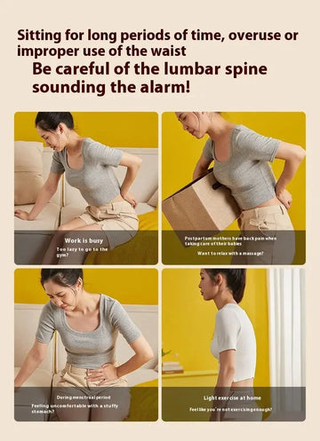 heated waist massager | portable waist supporter | adjustable heating belt | energy saving