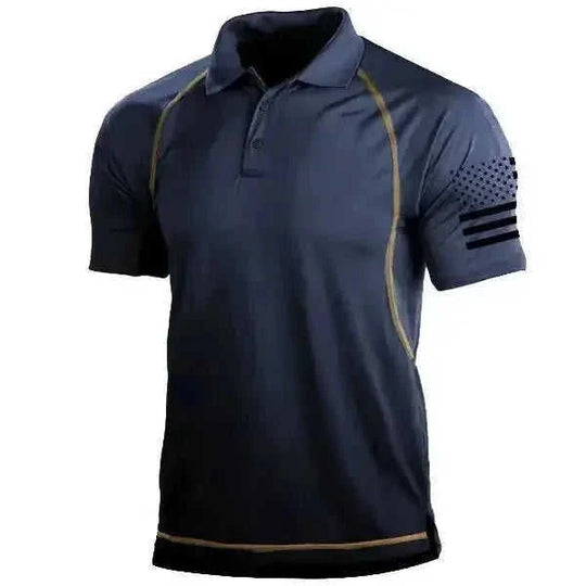 quick-dry polyester fabric | loose fit polo shirt | breathable summer t-shirt | energy saving