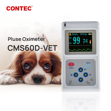 Veterinary Color Display CMS60D-VET Pulse Oximeter Spo2 Probe PR VET Monitor Meifu Market