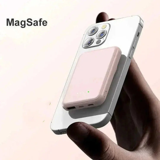magnetic wireless power bank | 5000mah portable charger | fast charging power bank | ultrasonic cleaning