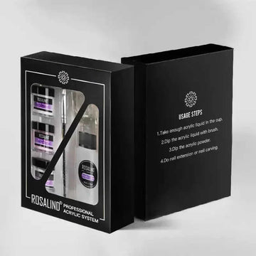 professional acrylic nail kit | glass dappen dish included | acrylic liquid and powder set | energy saving