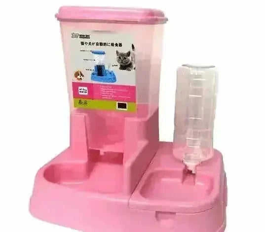 automatic pet feeder with timer | stainless steel pet food dispenser | large capacity cat feeder | ultrasonic cleaning