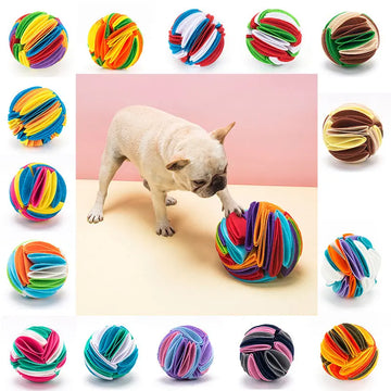 Foldable Dog Snuffle Ball Dog Training Toys Increase IQ Pet Cat Training Games Feeding Intelligence Toy Meifu Market