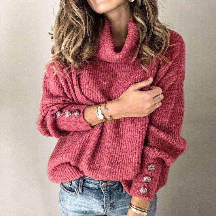 Women's Lapel Pullover Knit Sweater Meifu Market