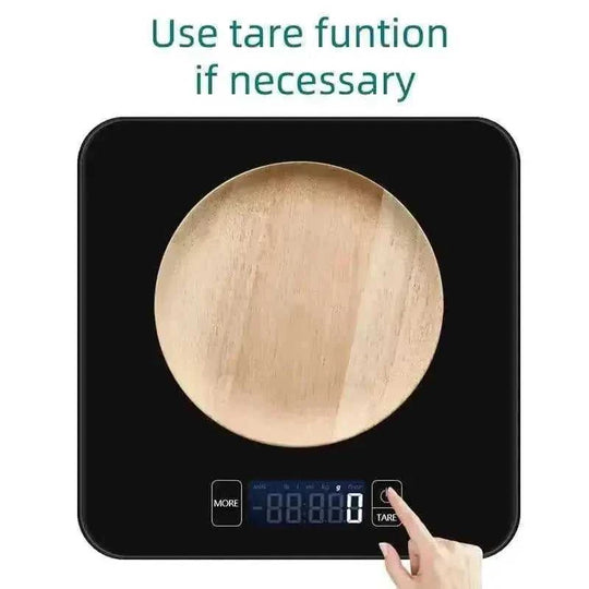 mini digital kitchen scale | stainless steel food scale | 500g capacity baking scale | energy saving