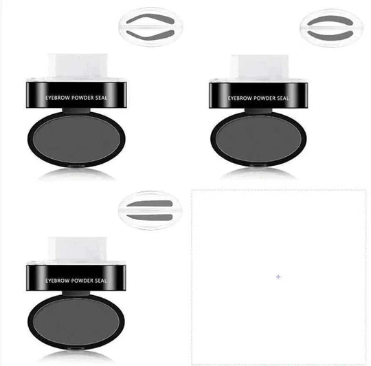 waterproof eyebrow stamp | long-lasting eyebrow powder | professional makeup kit | ultrasonic cleaning