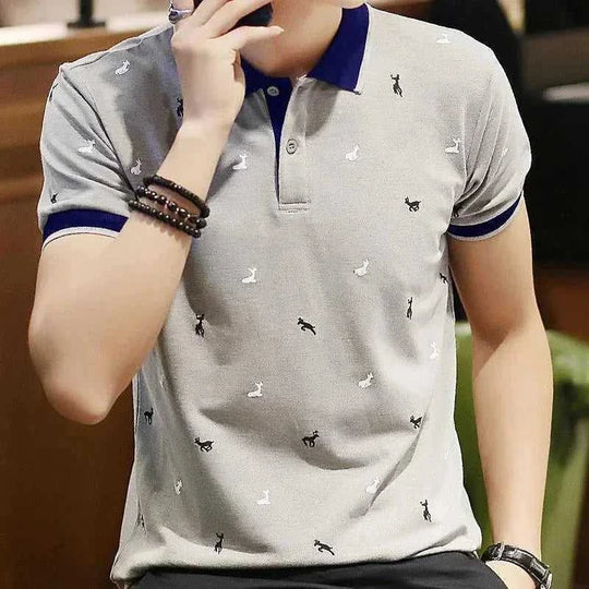 quick-dry polyester fabric | slim fit polo shirt | breathable summer t-shirt | ultrasonic cleaning