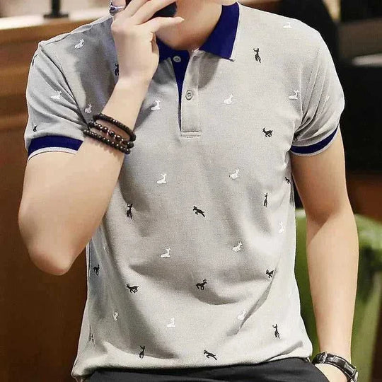 quick-dry polyester fabric | slim fit polo shirt | breathable summer t-shirt | ultrasonic cleaning