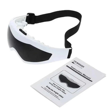 heated eye massager glasses | ergonomic eye massager | bluetooth eye massager with music | ultrasonic cleaning