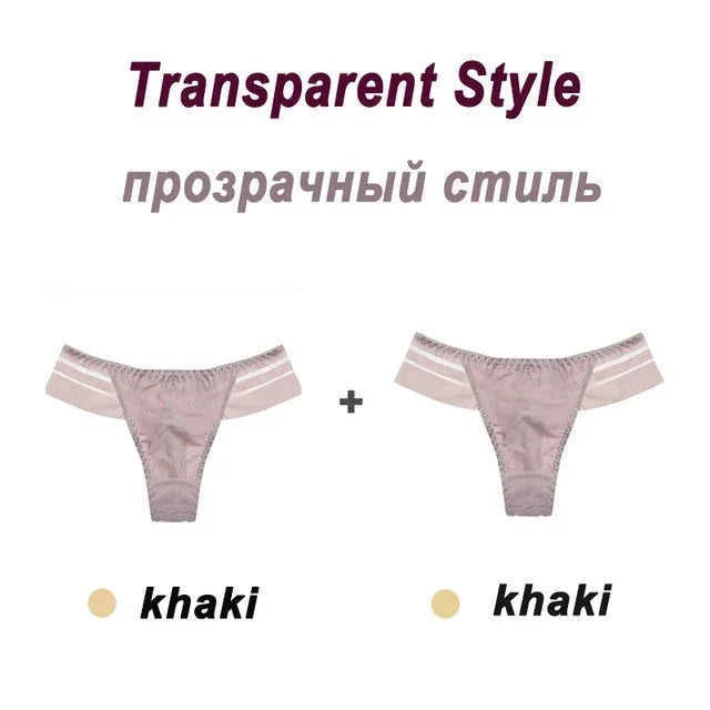 Underpants Seamless Thong Lady Ladies Lace Panties For Women Coffee Meifu Market