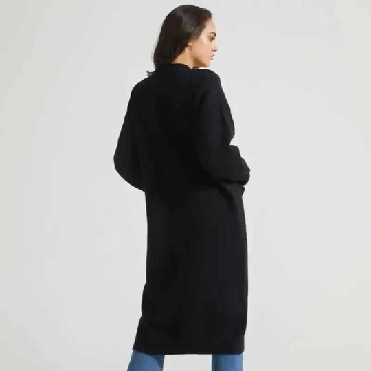oversized knit sweater | ribbed cuff detail | long sleeve pullover | energy saving