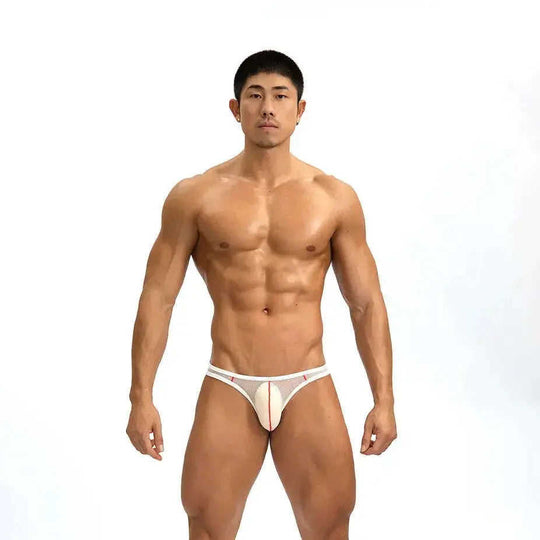 Men's Mesh Sexy Low Waist Transparent Ice Silk Thin Meifu Market