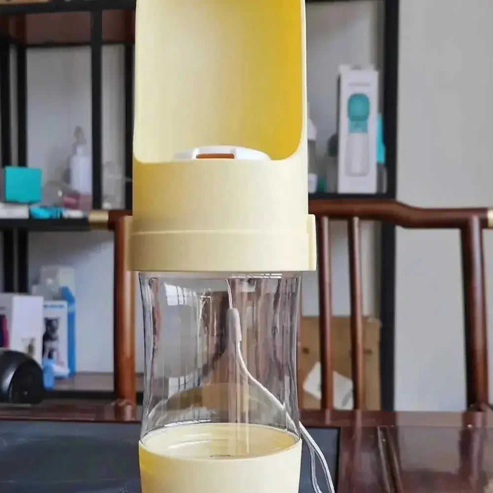 2-in-1 Travel Dog Water Bottle - Portable Pet Dispenser & Feeder Meifu Market