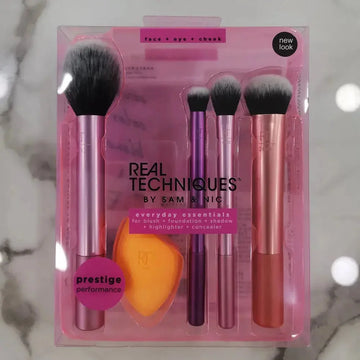 professional-grade makeup brushes | synthetic bristle brushes | 5-piece brush set | energy saving