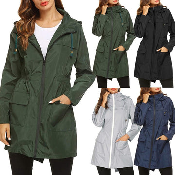 Waterproof Light Raincoat Hooded Windbreaker Mountaineering Jacket Women's Jacket Meifu Market