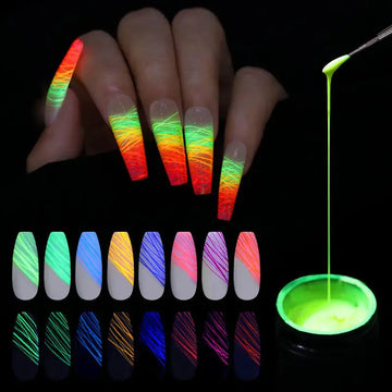 Manicure Luminous Nail Art Spider Nail Gel UV Nail Polish Meifu Market