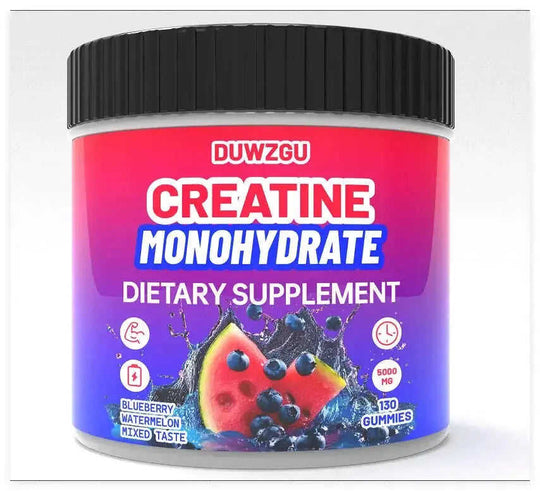 Creatine Monohydrate Gummies 5000mg - Sports Nutrition Supplement with L-Carnitine & B Vitamins Meifu Market