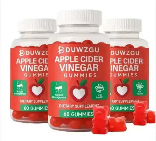 Apple Cider Vinegar Gummies - Wellness Supplement for Adults - view 7 (pattern: check | style: modern)