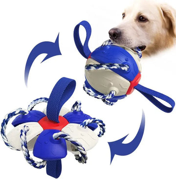 Interactive Dog Football Soccer Ball With Tabs Inflated Training Toy Outdoor Border Collie Balls Pet Products Meifu Market