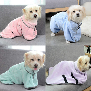 Quick-drying Pet Absorbent Towel Dog Bathrobe Pet Dog Bath Towel For Dogs Cats Microfiber Absorbent Pet Drying Towel Pet Supplies Pet Products Meifu Market