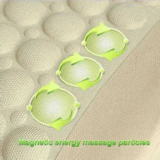 12V Car Massager Chair Pad - Neck & Waist Pillow for Pain Relief - view 19 (material: cotton | pattern: check)