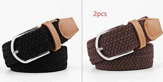 stretch canvas belt for women | adjustable waistband pants | casual student trousers | energy saving