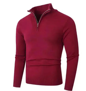 ultra-thin zipper sweater | lightweight mens cardigan | autumn layering piece | energy saving