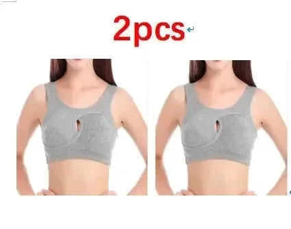 plus size cotton sleep bra | removable padded bralette | wirefree lounge bra | ultrasonic cleaning