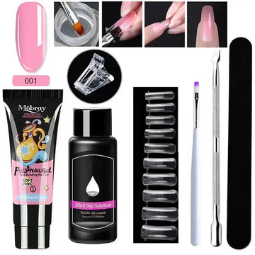 crystal nail extension kit | professional nail art set | acrylic nail forms set | energy saving