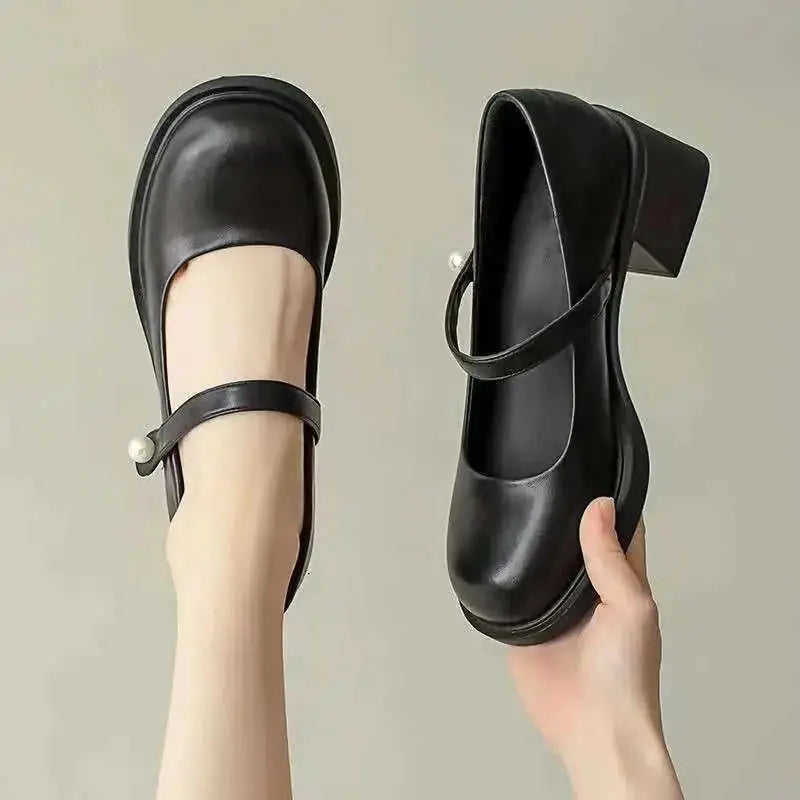New Spring Loafers British Style Versatile Single-layer Shoes Meifu Market