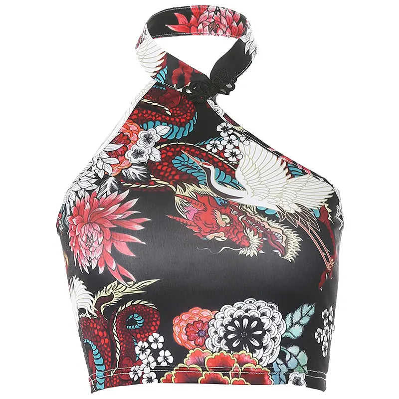 Belly Vest Sexy Exposed Umbilical Slim Sling Black - texture and material detail