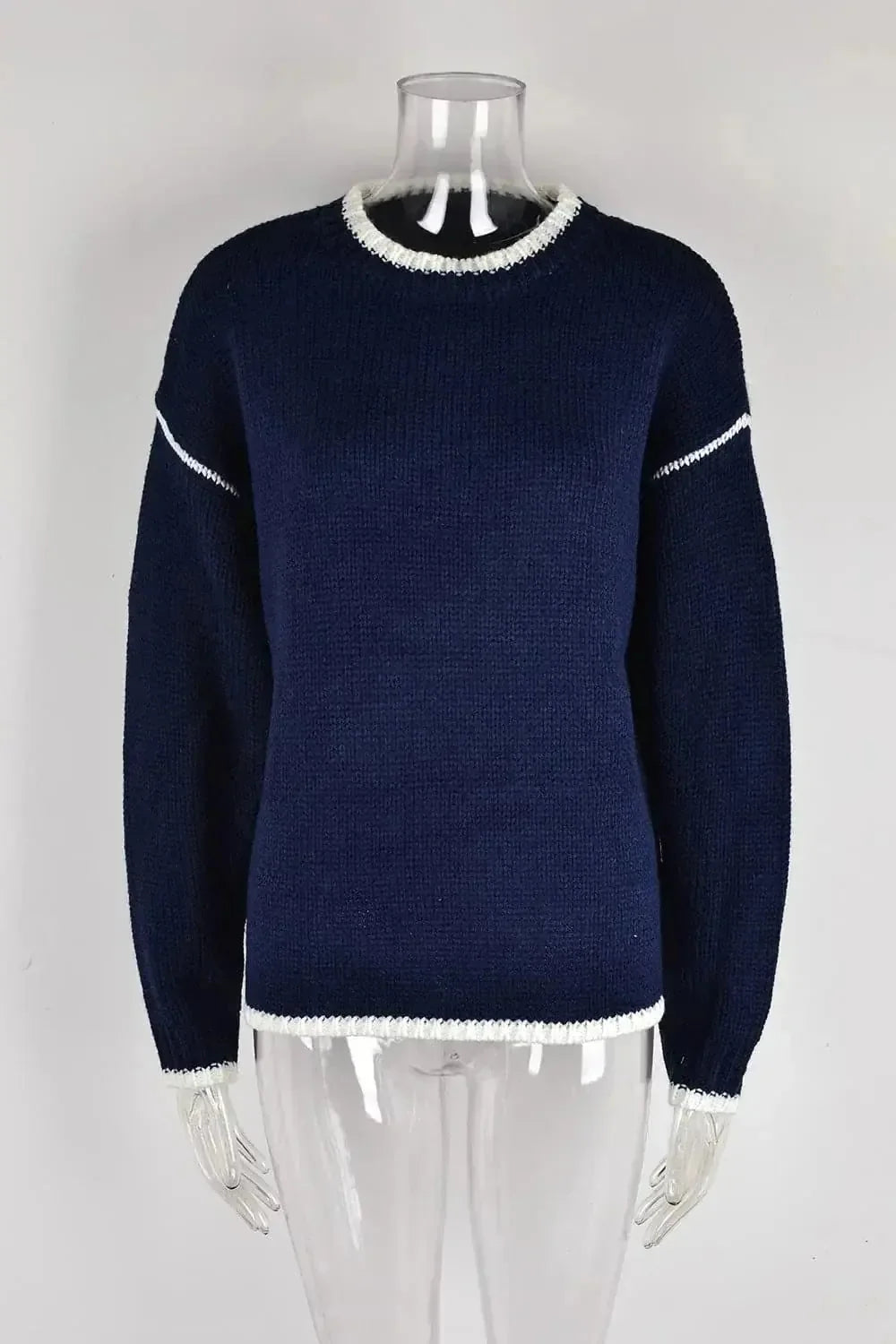 merino wool blend knitwear | oversized fit pullover | breathable winter sweater | ultrasonic cleaning